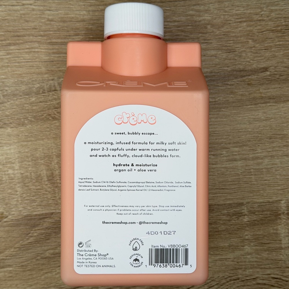 Crème shop white peach bubble bath - Picture 3 of 3